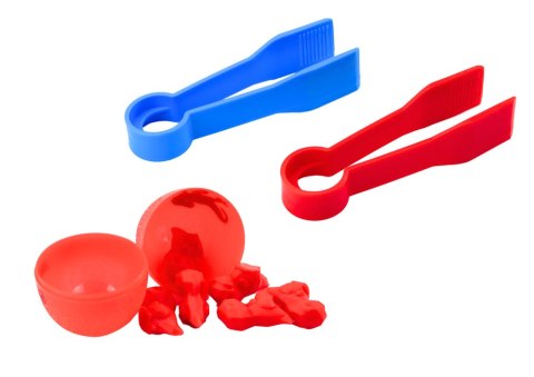 LEAN Toys Sorter Jaja Dinozaurów Szczypce Kolorowe 6 Sztuk