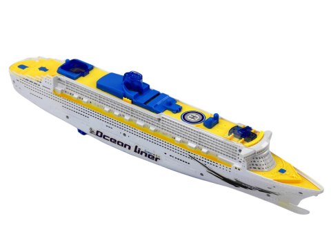 LEAN Toys Statek Pasażerski Wycieczkowy Jeżdżący Światła Dźwięki