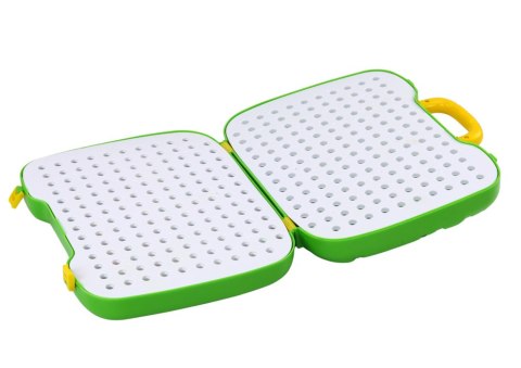 LEAN Toys Stolik Walizka Zestaw DIY Układanka Klocki Dinozaur Wkrętarka 249 ele.