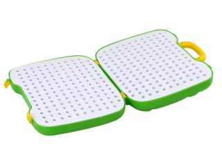 LEAN Toys Walizka Stolik Zestaw DIY Układanka Klocki Dinozaur Wkrętarka 249 ele.