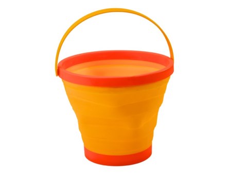 LEAN Toys Wiaderko Sylikonowe Składane Uniwersalne 3 Kolory
