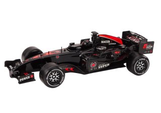 LEAN Toys Wyścigówka Samochód Sportowy F1 Z Napędem 1:10 Czarna Dźwięki