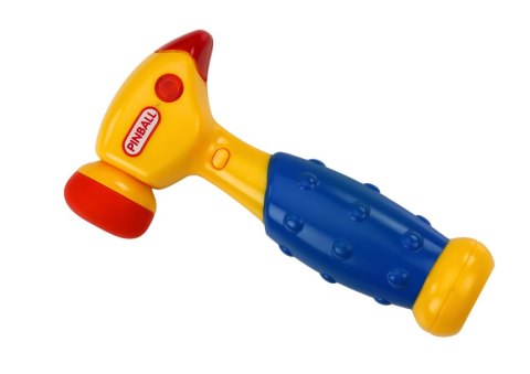LEAN Toys Zabawka Interaktywna Dla Malucha Wbijanie Piłek Młotek Kolorowa
