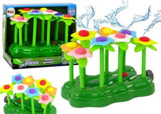 LEAN Toys Zabawka Ogrodowa Wodna Kwiatki Zraszacz Fontanna Dla Dzieci Podświetlenie