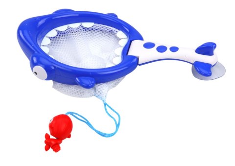 LEAN Toys Zabawki Do Kąpieli Sitko Kosz 2w1 Rekin Rybki z Glonami