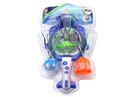 LEAN Toys Zabawki Do Kąpieli Sitko Kosz 2w1 Rekin Rybki z Glonami