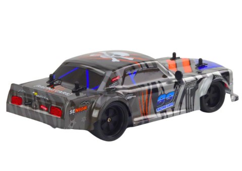LEAN Toys Zdalnie Sterowane Sportowe Auto RC 1:18 Szare