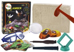 LEAN Toys Zestaw Archeologiczny Wykopaliska Owady w Bursztynie