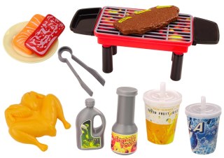LEAN Toys Zestaw Do Grilla Warzywa Figurki Grill BBQ Party 37 ele.