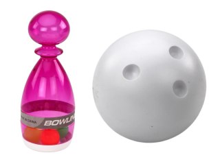 LEAN Toys Zestaw Do Gry W Kręgle 6 Kręgli Przeźroczyste Kolorowe
