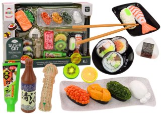 LEAN Toys Zestaw Do Sushi Akcesoria Krewetki Dla Dzieci Zabawkowy 22 ele.