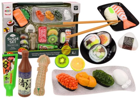 LEAN Toys Zestaw Do Sushi Akcesoria Krewetki Dla Dzieci Zabawkowy 22 ele.