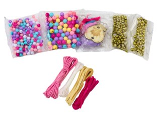 LEAN Toys Zestaw Do Tworzenia Bransoletek Pojemnik Koraliki Zawieszki
