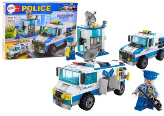 LEAN Toys Zestaw Klocków Policja Wóz Policyjny Budynek 271 El