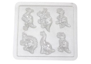 LEAN Toys Zestaw Kreatywny DIY Magnesy z Gipsu Dinozaury