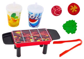 LEAN Toys Zestaw Przyjęcie Grill Potrawy Napoje Warzywa 40 Elementów