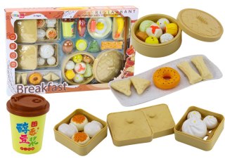 LEAN Toys Zestaw Śniadaniowy Pojemniki Warzywa Potrawy 38 Elementów
