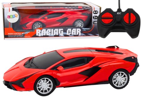 LEAN Toys Autko Samochód Sportowy Zdalnie Sterowany RC 1:22 Czerwony