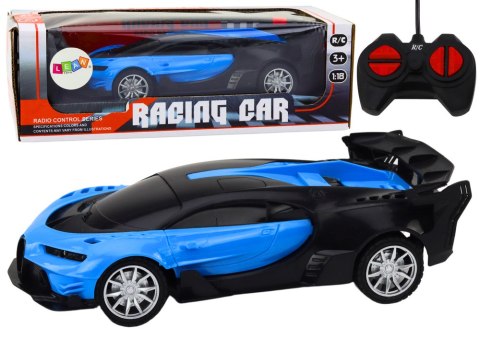 LEAN Toys Autko Samochód Sportowy Zdalnie Sterowany RC 1:22 Niebieski