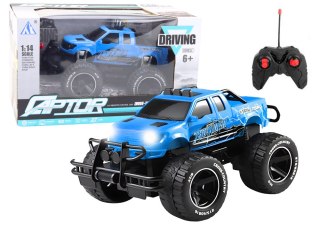 LEAN Toys Autko Samochód Terenowy Zdalnie Sterowany RC 1:14 Niebieski