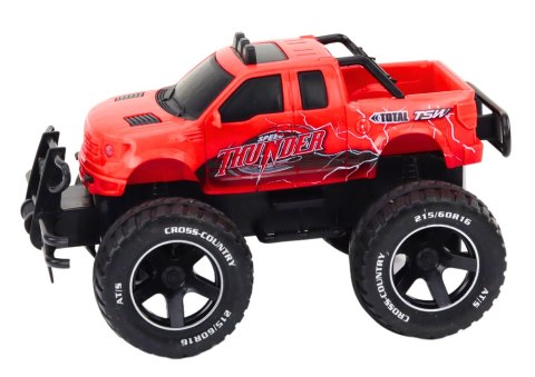 LEAN Toys Autko Samochód Terenowy Zdalnie Sterowany RC 1:18 Czerwony