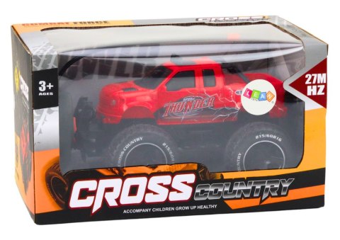 LEAN Toys Autko Samochód Terenowy Zdalnie Sterowany RC 1:18 Czerwony