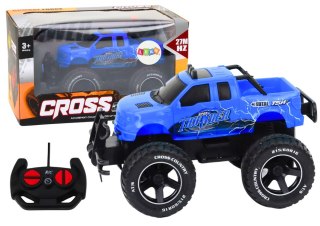 LEAN Toys Autko Samochód Terenowy Zdalnie Sterowany RC 1:18 Niebieski