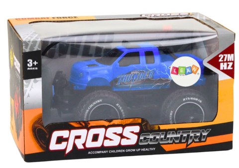 LEAN Toys Autko Samochód Terenowy Zdalnie Sterowany RC 1:18 Niebieski