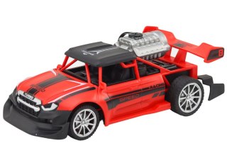 LEAN Toys Autko Zdanie Sterowane RC 1:20 Efekt Dymny Światła Czerwony
