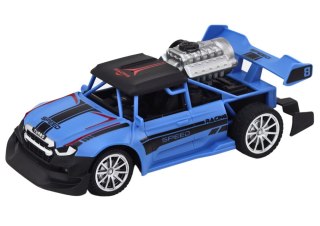 LEAN Toys Autko Zdanie Sterowane RC 1:20 Efekt Dymny Światła Niebieski