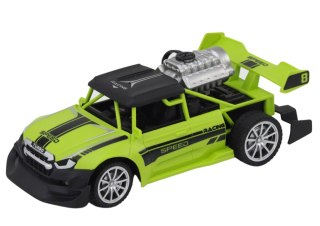 LEAN Toys Autko Zdanie Sterowane RC 1:20 Efekt Dymny Światła Zielony