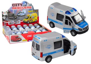 LEAN Toys Auto Policyjne 1:32 Otwierane Drzwi Światła Dźwięki Napęd