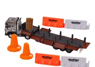 LEAN Toys Ciężarówka Z Przyczepą 1:24 TIR Auto Ciężarowe Akcesoria Dźwięki Światła