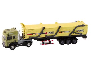 LEAN Toys Ciężarówka Z Przyczepą TIR Pojazd Transportowy 1:24 Dźwięki Światła