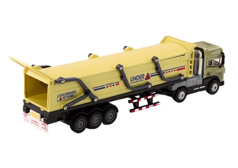 LEAN Toys Ciężarówka Z Przyczepą TIR Pojazd Transportowy 1:24 Dźwięki Światła