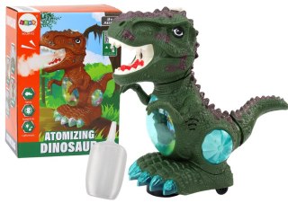 LEAN Toys Dinozaur Tańczący Czujnik Przeszkód Światła Dźwięki Zielony