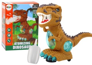 LEAN Toys Dinozaur Tańczący Czujnik Przeszkód Światła Dźwięki Żółty