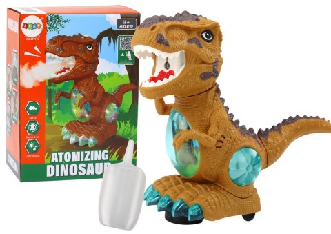 LEAN Toys Dinozaur Tańczący Czujnik Przeszkód Światła Dźwięki Żółty