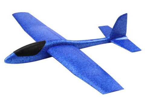 LEAN Toys Duży Samolot Styropianowy Piankowy Lekki Szybowiec Niebieski 68CM