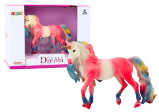 LEAN Toys Figurka Kolekcjonerska Duży Jednorożec Różowy 11 CM