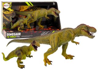 LEAN Toys Figurki Dinozaurów Tyranozaur Z Małym Zestaw 2el