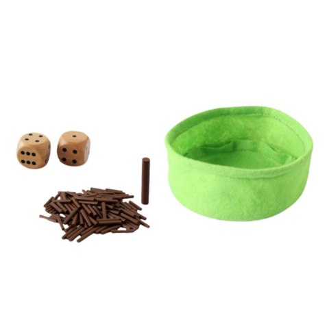 LEAN Toys Gra Jeżyk Planszowa Logiczna Nauka Liczenia Drewniana