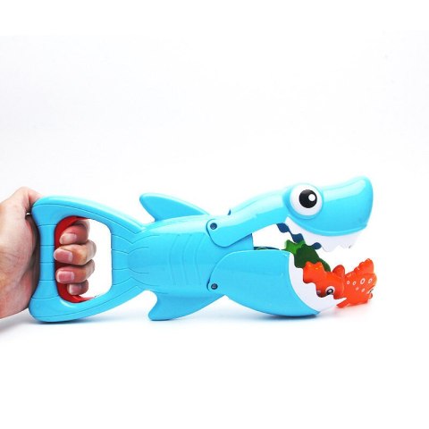 LEAN Toys Gra Kąpielowa Zestaw Rekin Łowca Rybek Niebieski