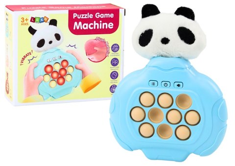 Gra Pop-It Panda Pluszowa Konsola Zręcznościowa Wibracje Sensoryczna