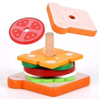 LEAN Toys Kanapka Drewniana 8 El Karty Z Przepisami 10 Szt