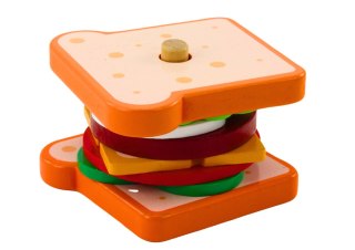 LEAN Toys Kanapka Drewniana 8 El Karty Z Przepisami 10 Szt