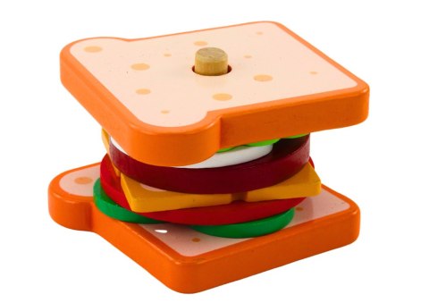 LEAN Toys Kanapka Drewniana 8 El Karty Z Przepisami 10 Szt