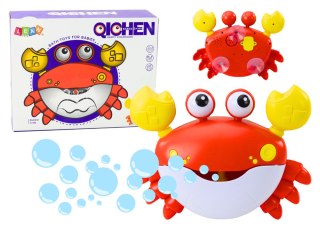 LEAN Toys Maszyna do Baniek Mydlanych Krab Czerwony