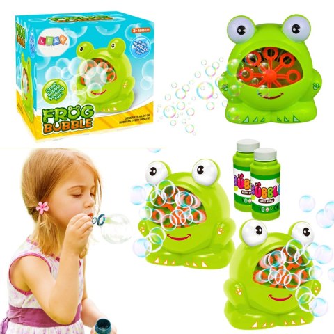 LEAN Toys Maszynka Do Robienia Baniek Mydlanych Żaba