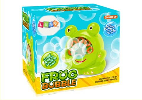 LEAN Toys Maszynka Do Robienia Baniek Mydlanych Żaba